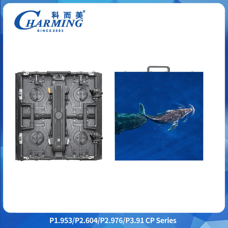 120° góc nhìn Phương diện nhôm LED cong P3.91 Indoor Hd Led Rental Led Display P2.98 Indoor Outdoor Stage Panel Với 7680 Hz