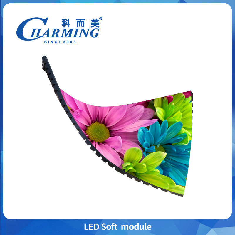 Ánh sáng và đầy màu sắc trong nhà 2.5mm LED Soft Modules P2.5 Flexible Led Digital Screen For Nightclub Design