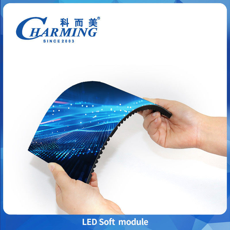 Mô-đun mềm LED trong nhà RGB P3 P3.076 P4 Khác biệt cao nối liền cho màn hình xoắn ốc