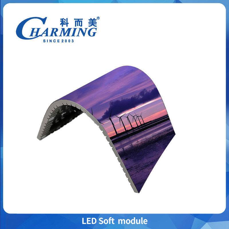 Nhà máy cung cấp P4 Panel linh hoạt 16Bit Micro Full Color 3d cong 4k Indoor Video Display Sự kiện quảng cáo thương mại 6W màn hình LED