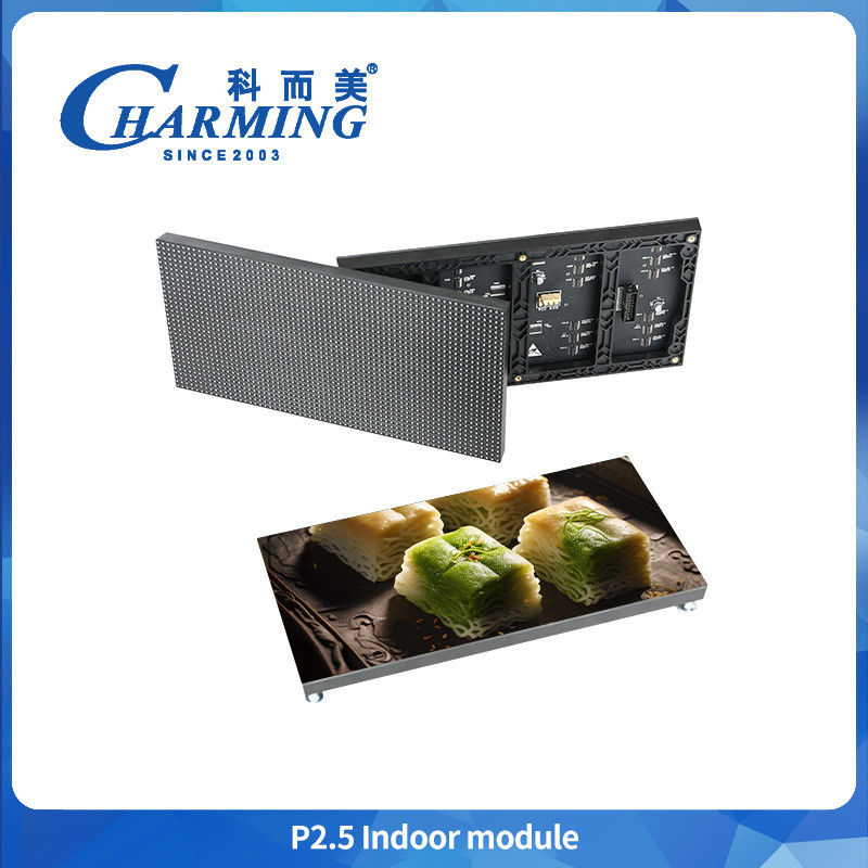 Màn hình mô-đun LED P2.5 Indoor 320 * 160mm IP50 Hiệu suất cao Nội thất quảng cáo Sự kiện thể thao