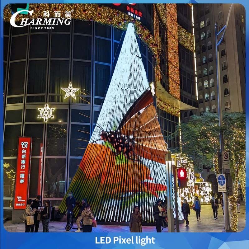 Đèn Pixel thương hiệu quyến rũ với màu đầy đủ Rgb IP66 Sử dụng cho ánh sáng tòa nhà và ánh sáng cầu