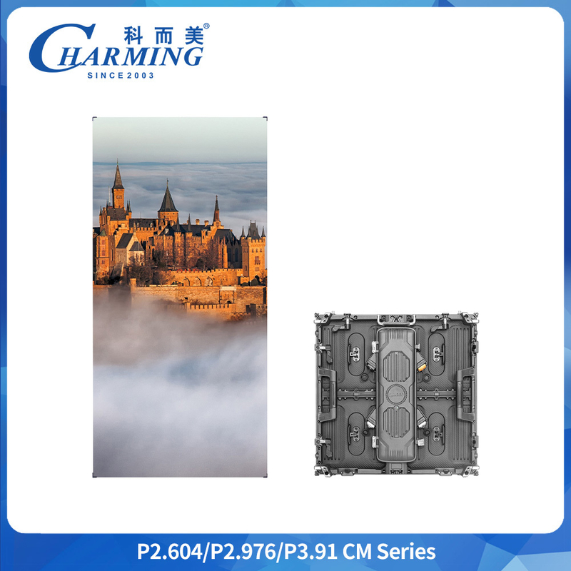 Tủ video LED ngoài trời P2.6 P2.98 P3.91 IP65 Tốc độ làm tươi 7680Hz