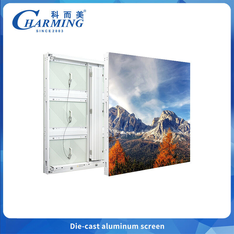 3d Bảng quảng cáo bên ngoài P6 Điện áp kép nguồn cung cấp LED màn hình 3m X 2m màn hình quảng cáo điện