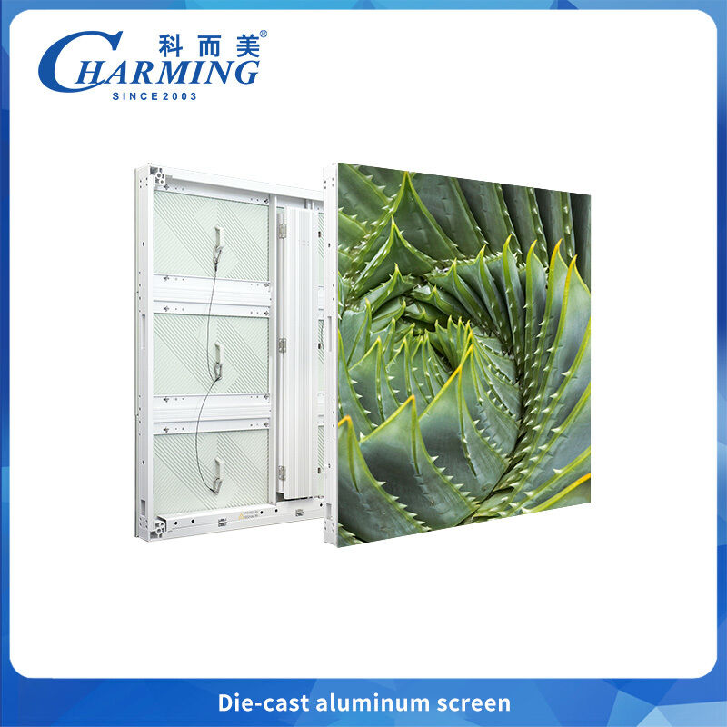 Tiết kiệm năng lượng Cho thuê màn hình LED P4-P8 ️ Mức độ nhẹ, chống ăn mòn, Arc Splicing cho thiết lập sáng tạo