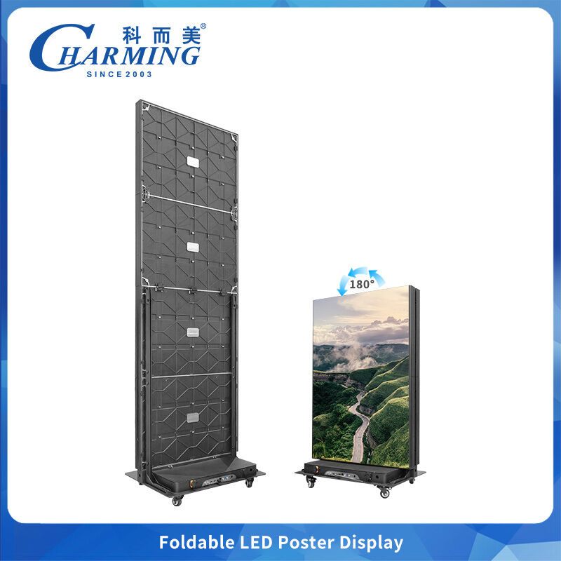 Thiết kế mới liên kết liền mạch màn hình hiển thị poster LED Động chuyển phù hợp với rạp chiếu phim sân bay
