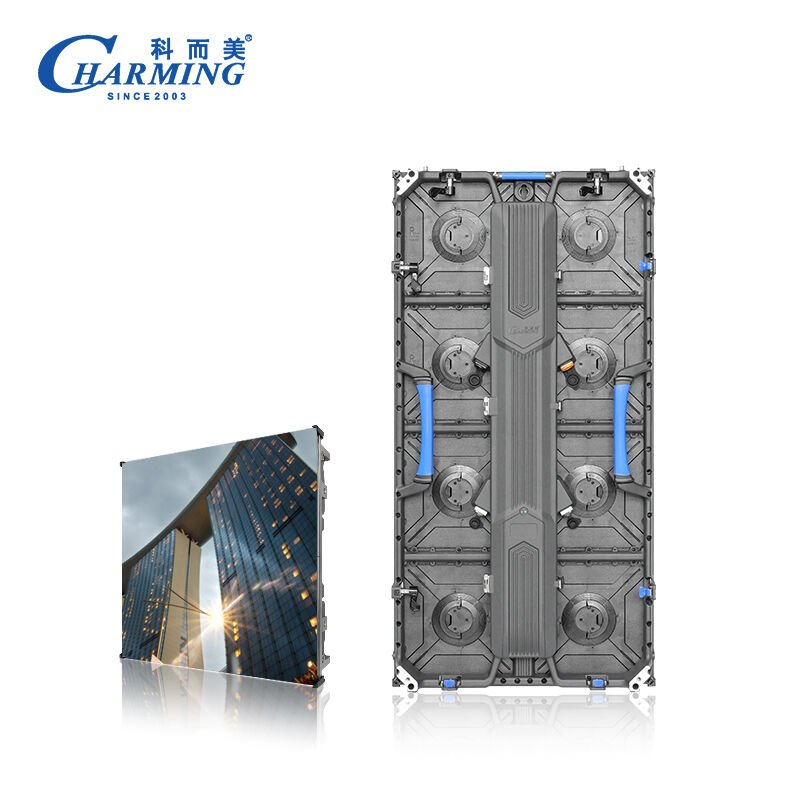 Màn hình LED ngoài trời P3.91 với tần số quét 3840Hz, tủ nhôm đúc và thiết kế nhẹ 500x1000mm