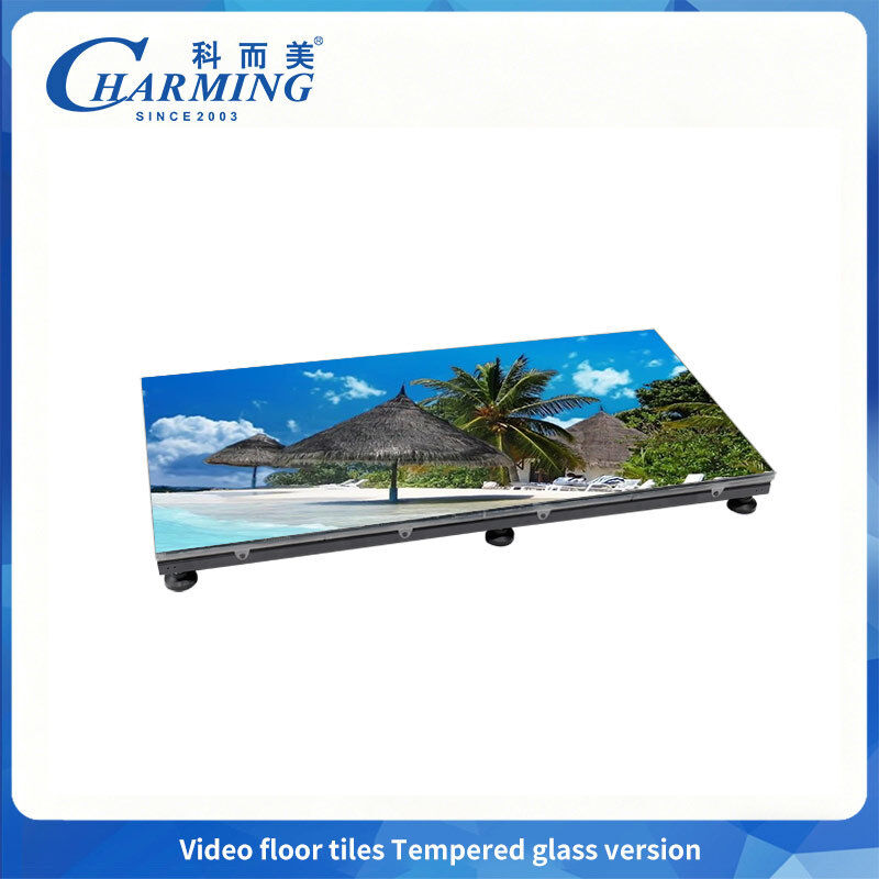Sàn video LED kính cường lực với điểm ảnh P3.91, tần số quét cao 7680Hz và chống nước IP65 cho sự kiện câu lạc bộ đêm
