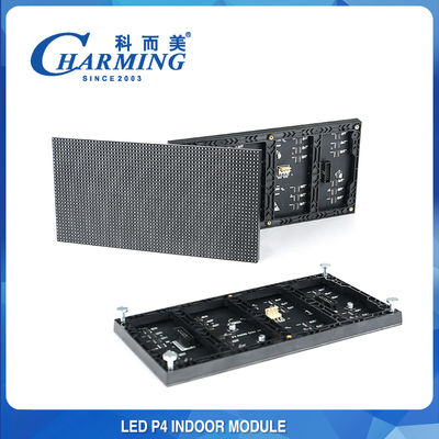 Mô-đun hiển thị LED trong nhà SMD2020 RGB P4 Thực tế chống va chạm