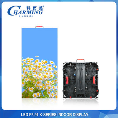 Tường video trong nhà chống mài mòn 256x128 LED 3840HZ P3.91 Chống va chạm