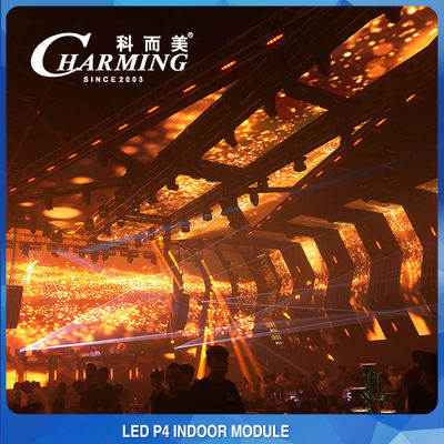 Mô-đun màn hình LED trong nhà P4 Trọng lượng nhẹ cho câu lạc bộ bar triển lãm 256 * 128mm