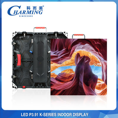 Cho thuê thực tế Màn hình LED cố định trong nhà P3.91 có tay cầm cao su