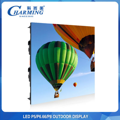 Quảng cáo quyến rũ Màn hình tường video LED ngoài trời 192x192 Ultrathin