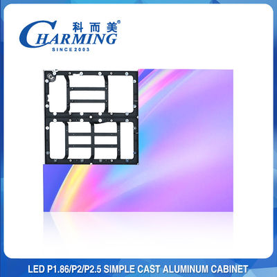 Tường LED trong nhà Crashproof 200W, Màn hình LED cố định liền mạch 4K P2.5