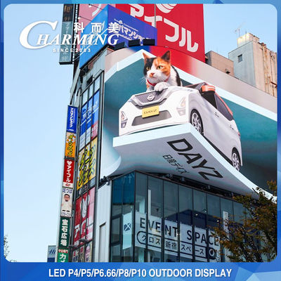 IP65 P5 P8 Màn hình tường video LED ngoài trời Biển quảng cáo Hợp kim Magie