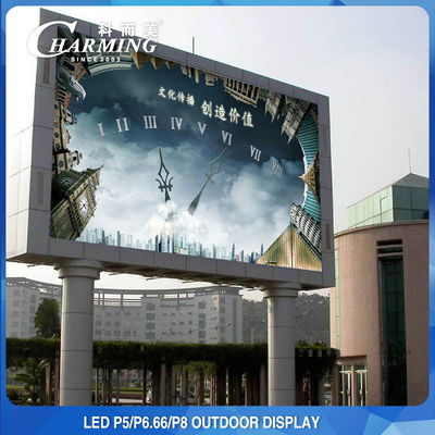 Quảng cáo SMD2525 Màn hình tường video LED ngoài trời P4 P5 P8 Chống thấm nước