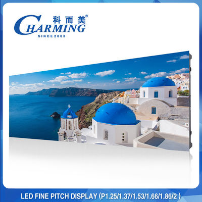 P3.91 Màn hình LED cố định trong nhà đủ màu cho khách sạn Hall Làm mới cao 3840Hz
