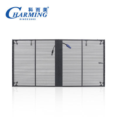 Tường video LED trong suốt P3.91 ngoài trời Màn hình màu 256x64 IP65