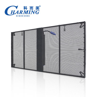 Quảng cáo màn hình LED trong suốt trên kính P3.91 Trong nhà ngoài trời