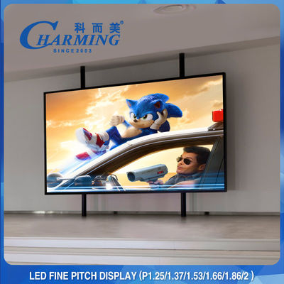 Màn hình LED trong nhà cố định 64x48CM HD P1.86MM Làm mới 4K cho chương trình TV