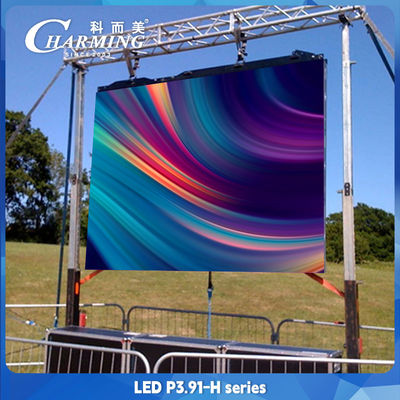 15 Bit Seamless Outdoor P10 Flexible LED Video Wall 1/16 Chế độ quét Smd 1921