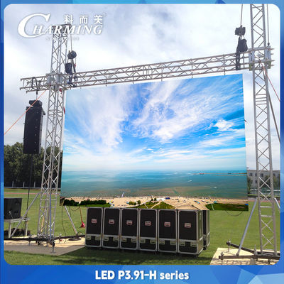P3.91 Mức độ sáng cao Cho thuê Video Wall Indoor Outdoor LED Advertising Board Digital Signage Display