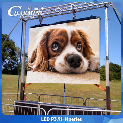 3.91MM H Series Quảng cáo LED Video Wall Display IP65 4500CD/m2