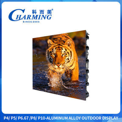 Bảng quảng cáo màn hình LED P6 Phố gắn 960x960MM màn hình LED P4 Video ngoài trời