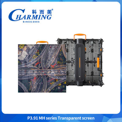 Siêu mỏng chống nước màn hình trong suốt P3.91MH Series màn hình hiển thị trong suốt LED màn hình chống gió màn hình kính LED