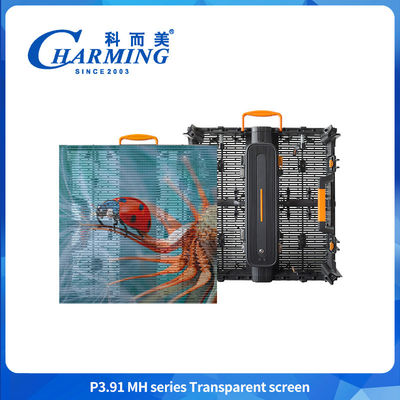 Màn hình Transparent Film Glass Wall For Advertising Video Flexible Window Panel High Digital 3D P3.91 Led Indoor