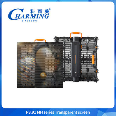 Màn hình kính video trong suốt 3840Hz 500 * 500mm Quảng cáo Led Billboard P3.91 Video Wall Exterior