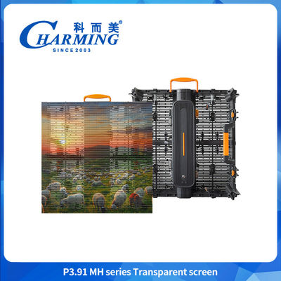 Màn hình màn hình LED trong suốt độ sáng cao IP65 chống nước LED tường video trong suốt