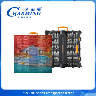 P3.91 Không thấm nước IP65 Led Video Wall Screen Trung tâm mua sắm Bàn chiếu LED cong gió