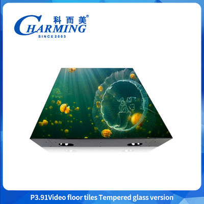 P3.91 Đèn sàn video LED, bảo trì dễ dàng Đèn sàn LED màn hình Đèn sàn LED thiết kế đầy màu sắc