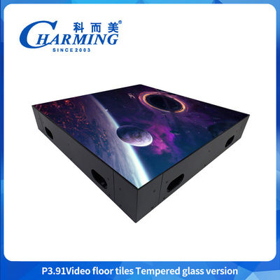 HD Indoor P3.91 Portable 3D Led Dance Floor Wedding Floor màn hình hiển thị LED