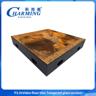 500X500Mm Trong nhà P3.9 Sân khấu tương tác Sàn nhảy tường video led Hiển thị màn hình gạch video cho các sự kiện quán bar Triển lãm thương mại