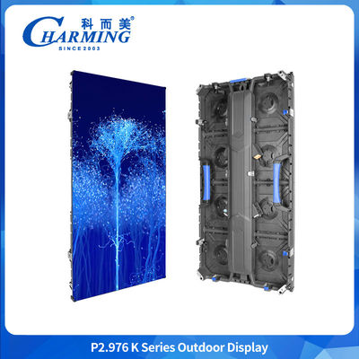 Bức tường video ngoài trời quảng cáo màn hình hiển thị LED P2.98 K Bức tường video LED sân khấu cho buổi hòa nhạc Full Color Led Video Wall