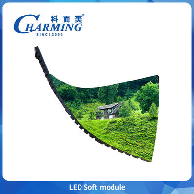 Hiệu suất cao P2.5 Mô-đun LED mềm trong nhà 800cd / m2 Mô-đun LED đầy màu sắc IP40 Mô-đun màn hình LED linh hoạt cho trung tâm mua sắm