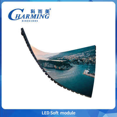 IP40 Mạnh từ tính hình trụ màn hình linh hoạt P2 P2.5 P3 P3.076 P4 Bảo trì phía trước Mô-đun mềm trong nhà