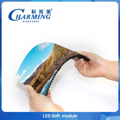 Full Color P1.86/P2/P2.5/P3.076 Indoor Led Soft Module 800hz Độ sáng cao cho màn hình hình hình trụ