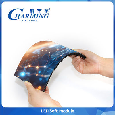 Phân tích mặt trước tùy chỉnh Magnetic Flexible Soft Led Module Panel P1.86 P2 P2.5 HD Cylinder Led Screen For Creative Display