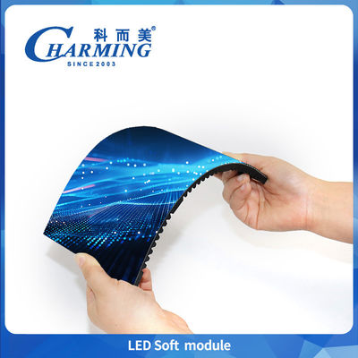 Mô-đun mềm LED trong nhà RGB P3 P3.076 P4 Khác biệt cao nối liền cho màn hình xoắn ốc