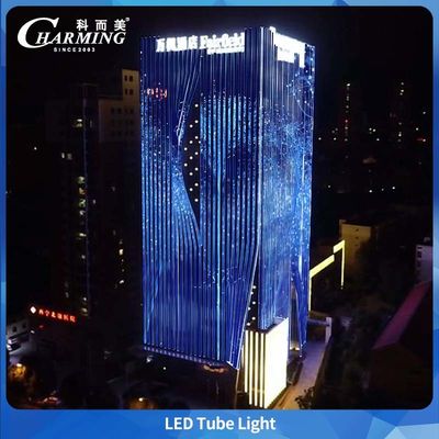 IP65 chống nước RGB Led Tube Light SPI Control SMD5050 cho tòa nhà