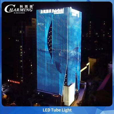 Đèn tuýp màu 1000/500x40.5x30.5mm, IP66 và dễ bảo trì, thiết kế đường dây kết nối cho cầu và tòa nhà ngoài trời