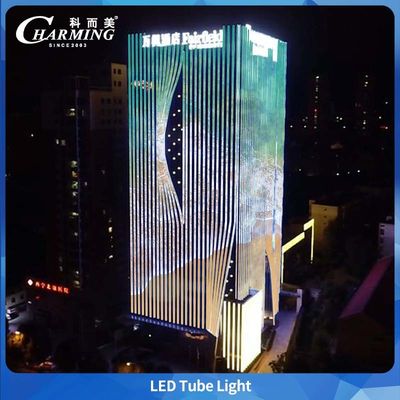 RGB U38 Tube Light 1000/500*38*58MM Trượt 3C và chứng nhận CE cho tòa nhà ngoài trời Bảo trì dễ dàng