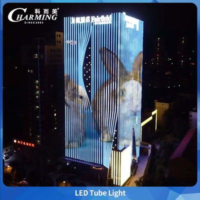 IP65 xếp hạng ngoài trời SPI 500/1000MM ống LED với phủ chống tia UV-PC cho quảng cáo ánh sáng rõ ràng và sáng