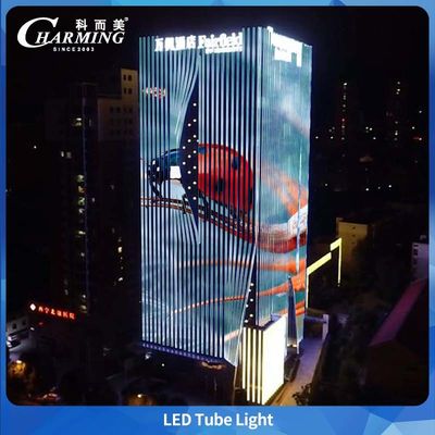 Đèn tuýp LED RGB ngoài trời tiết kiệm điện IP65 cho trang trí tòa nhà với vỏ UV-PC
