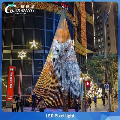 Đèn LED điểm ảnh ngoài trời 30mm RGB DC24V Điểm ảnh DMX cho Tòa nhà mặt tiền