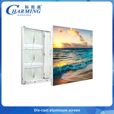Trung Quốc sản xuất mới P6.66 một loạt 16:9 Golden Ratio Cabinet ngoài trời màn hình LED